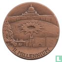 Palestine Medallic Issue 2000 (Pope Visit to the Holy Land - Star of the Manger - Bronze Plated Brass - Antique) - Afbeelding 2