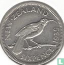 New Zealand 6 pence 1939 - Image 1