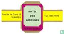 Hôtel des Ardennes - Rue de la Gare 22 Waimes - Tel. 080-79176  - Afbeelding 1