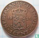 Dutch East Indies 1 cent 1920 - Image 1
