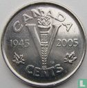 Canada 5 cents 2005 "60th anniversary of VE-DAY" - Afbeelding 1