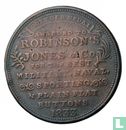 USA  (Attleboro, MA) Hard Times Token  Robinson's Jones & Co  1833 - Afbeelding 1