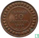 Tunisia 10 centimes 1914 (AH1332) - Image 1