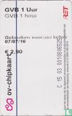 GVB 1 uur - Afbeelding 1