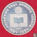 Poland 1000 zlotych 1986 (PROOF) "10 years National schools aid action" - Image 2