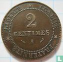 France 2 centimes 1896 - Image 2