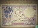France 5 Francs 1924 - Image 1