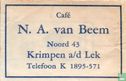 Café N.A. van Beem - Image 1