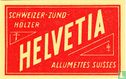 Helvetia - Schweizer Zündhölzer - Allumettes Suisses - Afbeelding 1