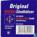 Original Riesa Zündhölzer - Afbeelding 1