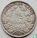 German Empire ½ mark 1918 (A) - Image 1
