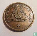 USA  AA Recovery  10 Years of Sobriety  (Serenity, Courage, & Wisdom) - Image 1