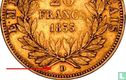 France 20 francs 1855 (D) - Image 3