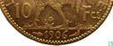 Frankrijk 10 francs 1906 - Afbeelding 3