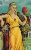 Girl with parrot - Afbeelding 2
