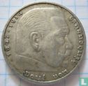 Duitse Rijk 5 reichsmark 1936 (zonder hakenkruis - A) - Afbeelding 2