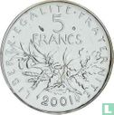 Frankreich 5 Franc 2001 (Nickel) - Bild 1