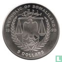 Somaliland 5 Dollars 1998 (Copper-Nickel - Normal) - Afbeelding 1