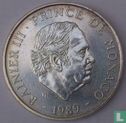 Monaco 100 francs 1989 "40th Anniversary of the Reign of Prince Rainier III" - Afbeelding 1