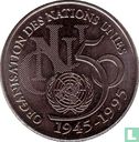 Frankrijk 5 francs 1995 "50th anniversary of the United Nations" - Afbeelding 2