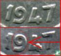 France 5 francs 1947 (aluminium - without B, 9 closed) - Image 3