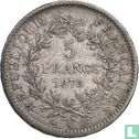 France 5 francs 1878 (A) - Image 1