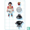 Playmobil Papa Met Barbecue / Dad with Barbeque - Bild 2