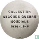 France, WW2 Commemorative (3 Shields)  Collection Seconde Guerre Mondiale  La bataille pour l'Afrique  1939-1945 - Afbeelding 1