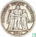 France 5 francs 1870 (Hercule) - Image 2