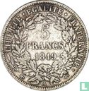 Frankrijk 5 francs 1849 (Ceres - A - hand en hand) - Afbeelding 1