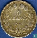 France 5 francs 1841 (BB) - Image 1