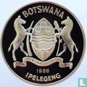 Botswana 2 pula 1986 (PROOF) "25th anniversary World Wildlife Fund" - Afbeelding 1