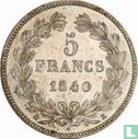 France 5 francs 1840 (K) - Image 1