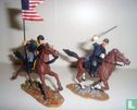 Union Cavalry Captain and Guidon Bearer - Afbeelding 1
