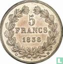 Frankrijk 5 francs 1836 (BB) - Afbeelding 1