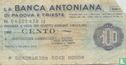 Banca Antoniana 100 Lire - Afbeelding 1