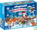 Playmobil Adventskalender Bosdieren met kerst - Image 1