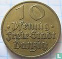 Danzig 10 pfennig 1932 - Image 2