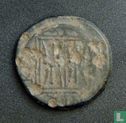 Dyrrhachium, Illyrie, AE drachme, 200-30 BC, magistrats et Monoynios Damenos - Image 2