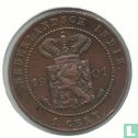 Indes néerlandaises 1 cent 1901 - Image 1