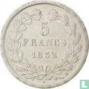 Frankreich 5 Franc 1832 (B) - Bild 1