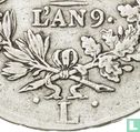 France 5 francs AN 9 (L) - Image 3
