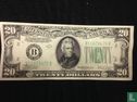 USA 20 dollars 1934 - Afbeelding 1