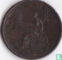 Royaume-Uni ½ penny 1806 (avec 3 baies) - Image 2
