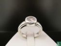 Zilveren Ring, Met Briljant Geslepen Witte Zirkonia - Image 2