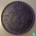 Brazil 10 réis 1868 - Image 2