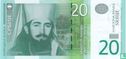 Servië 20 Dinara  - Afbeelding 1