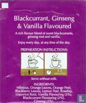 Blackcurrant, Ginseng & Vanilla Flavoured - Afbeelding 2