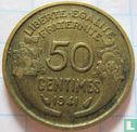 France 50 centimes 1941 (aluminium-bronze) - Image 1