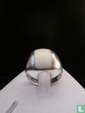 Zilveren Ring, Met Amblygooniet - Image 2